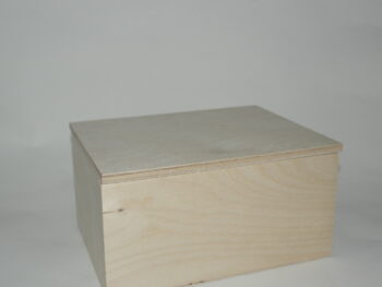 Scatola in betulla da decorare cm 16, 5x9x9