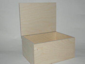 Scatola in betulla da decorare cm 16, 5x9x9