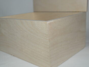Scatola in betulla da decorare cm 16, 5x9x9