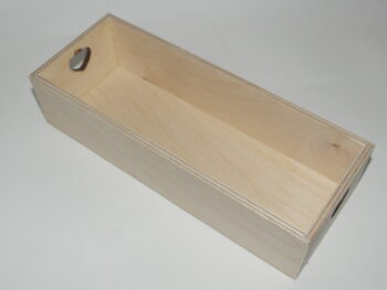 Scatola in legno cuore cm 9, 5 x 24, 5 x 6