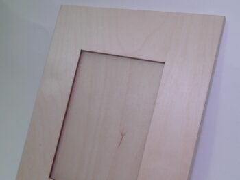 Cornice porta fotografia falda larga in legno