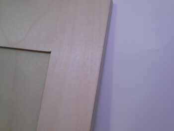 Cornice porta fotografia falda larga in legno