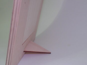 Porta fotografia in legno ovale