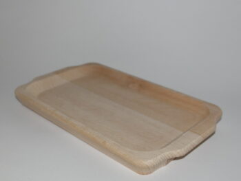 ciotola in legno per polenta con manici