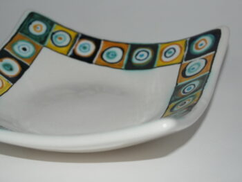 svuota tasca in ceramica di castelli