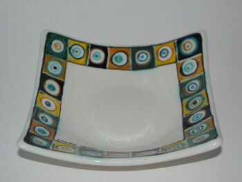 svuota tasca in ceramica di castelli