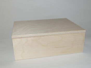 Scatola in legno con coperchio cm 14 x 19 x 6, 5