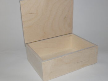 Scatola in legno con coperchio cm 14 x 19 x 6, 5