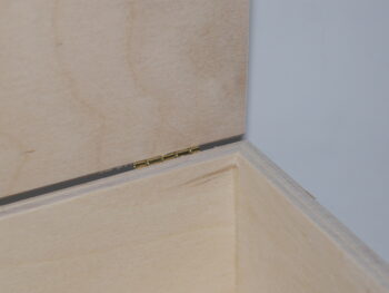 Scatola in legno con coperchio cm 14 x 19 x 6, 5