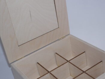 Scatola porta gioielli con coperchio porta fotografia a cuore