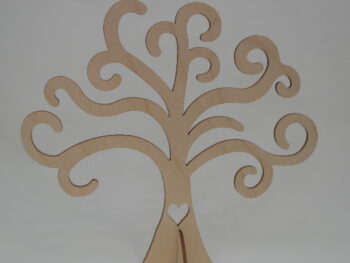 Albero della vita con piedino in legno