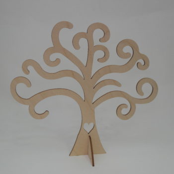 Albero della vita con piedino in legno