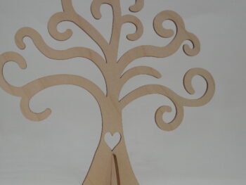 Albero della vita con piedino in legno