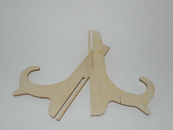 Cavalletto due pezzi in legno artigianale