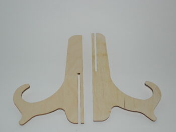 Cavalletto due pezzi in legno artigianale