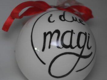 palla in ceramica di castelli personalizzata