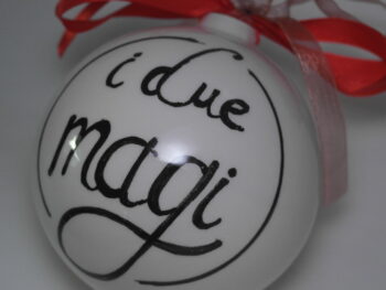 palla in ceramica di castelli personalizzata