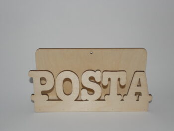 Porta posta con scritta