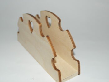 Portatovagliolo in legno lavorato con cuore