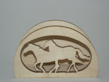 Portatovagliolo sagoma cavallo