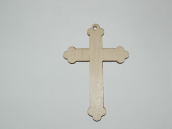 croce in legno artigianale cm 12 x 8