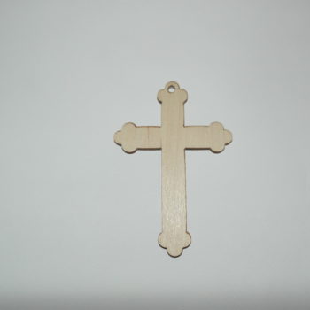croce in legno artigianale cm 12 x 8