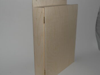 Scatola portachiavi in legno incisa a laser cm 22 x 28 x 5