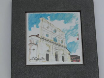 mattonella in ceramica personalizzata cm 10 x 10