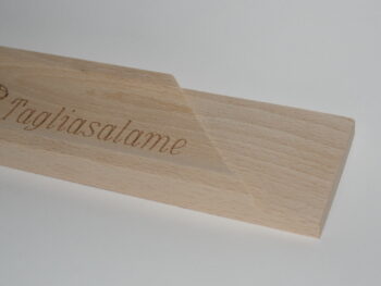 Tagliasalame in legno artigianale