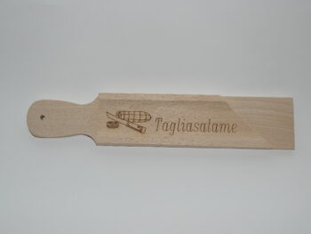 Tagliasalame in legno artigianale