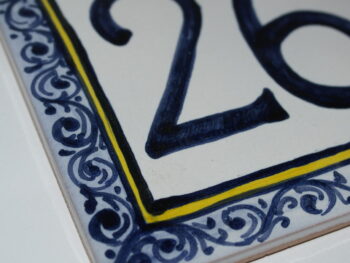 Mattonella in ceramica di Castelli cm 20x20