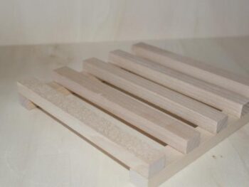 poggia pentola a listelli in legno cm 20 x 20