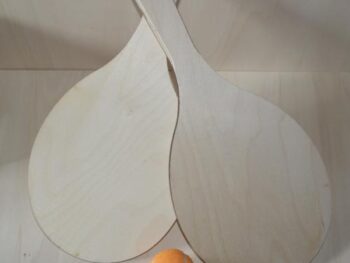 racchettoni da spiaggia in legno cm 47 x 23 x 1,5