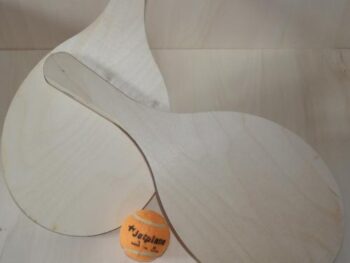 racchettoni da spiaggia in legno cm 47 x 23 x 1,5