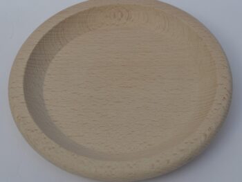 Piatto vassoio in legno di faggio per polenta tondo