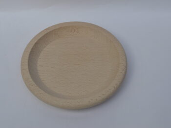 Piatto vassoio in legno di faggio per polenta tondo