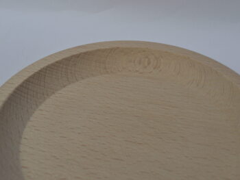 Piatto vassoio in legno di faggio per polenta tondo