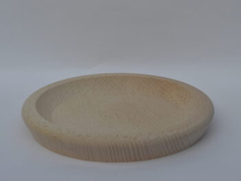 Piatto vassoio in legno di faggio per polenta tondo