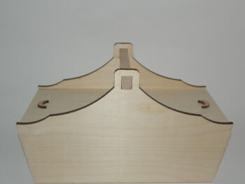 Porta ago e filo in legno.