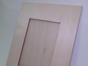 Portafotografie in legno di faggio. fascia larga