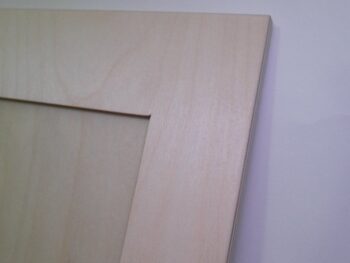 Portafotografie in legno di faggio. fascia larga