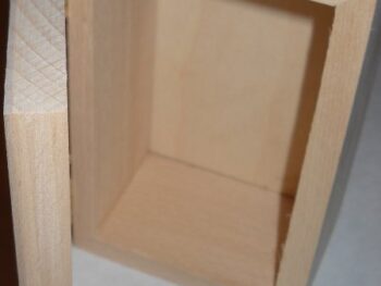 scatola in legno artigianale 7x14 legno