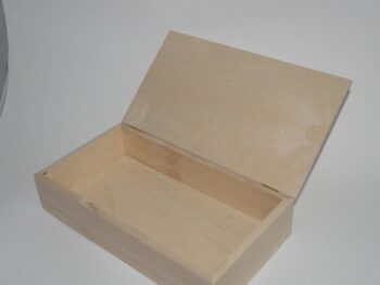 Scatola rettangolare in legno di faggio