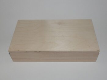 Scatola rettangolare in legno di faggio