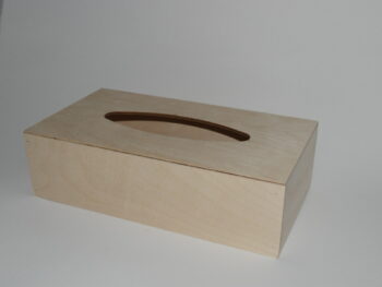 Porta clinex in legno artigianale