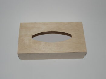 Porta clinex in legno artigianale