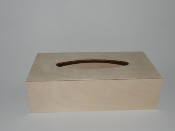 Porta clinex in legno artigianale