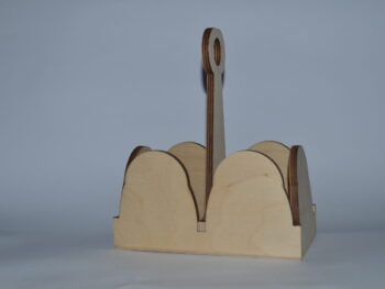 Portabicchieri in legno