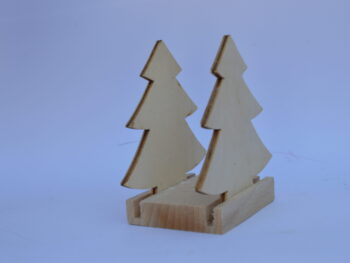 Portatovagliolo legno artigianale sagoma albero