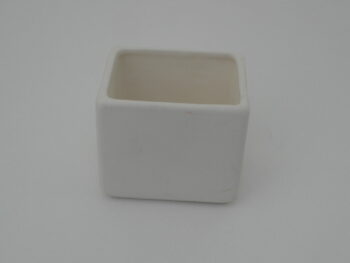 Portapenne in terracotta bianca